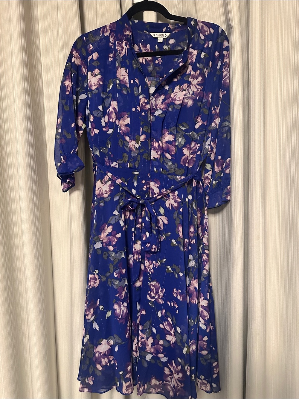 Floral Tie-Waist Dress